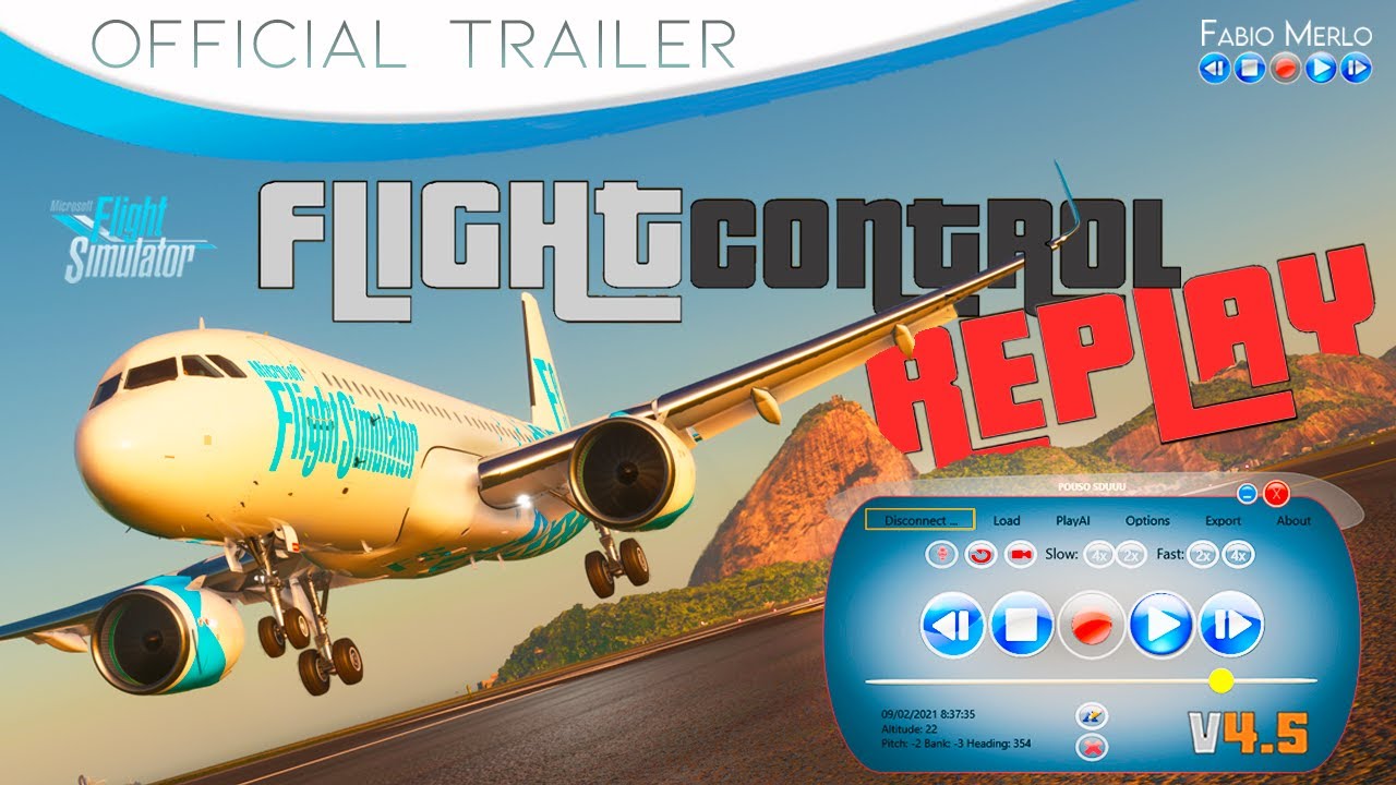 FlightControlReplay Now Compatible With Microsoft Flight Simulator