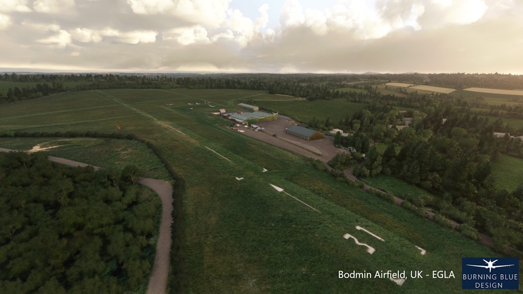 Burning Blue Design Releases Bodmin Airfield for MSFS