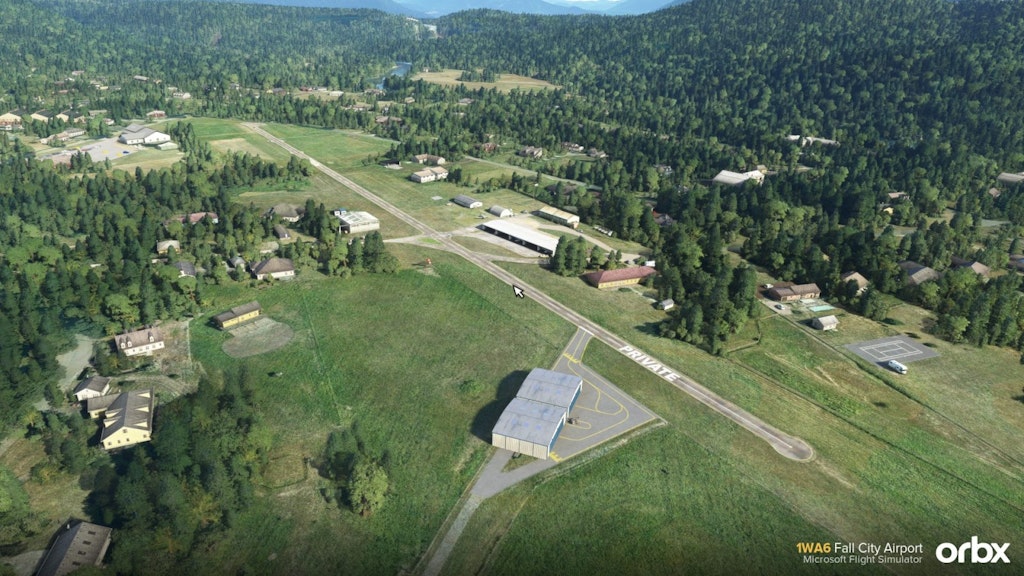 Fall City Airport by Orbx Now Available for MSFS