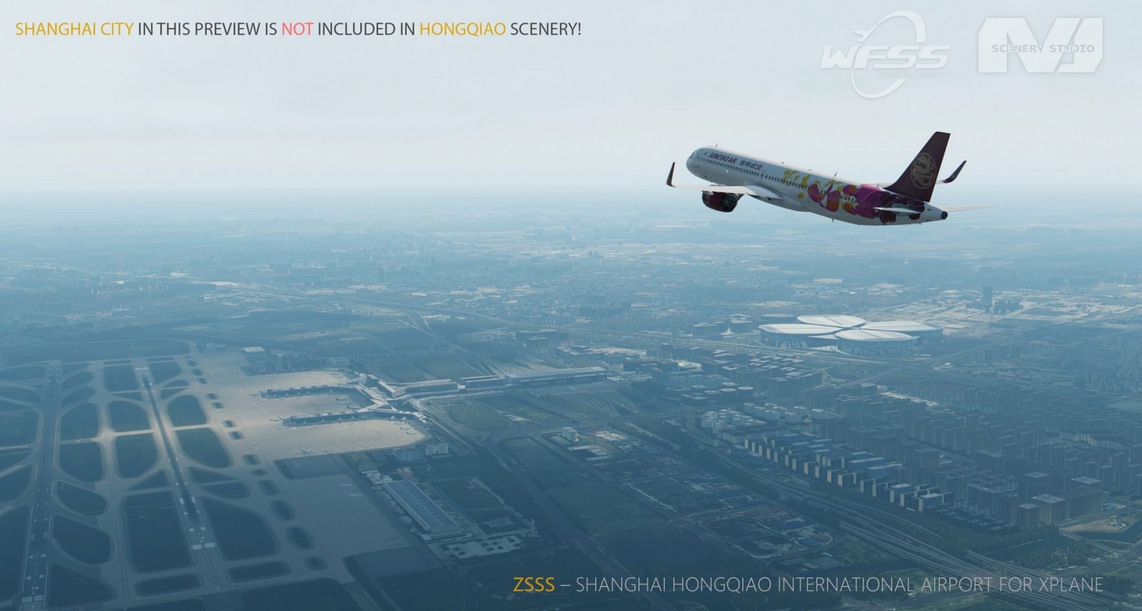 AMJ Scenery Studio Releases Ultra China Shanghai Hongqiao Airport for XPL