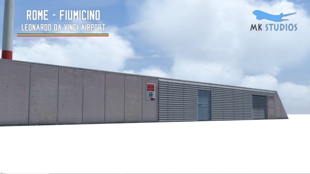 MK-Studios Shares Previews of Rome Fiumicino Airport