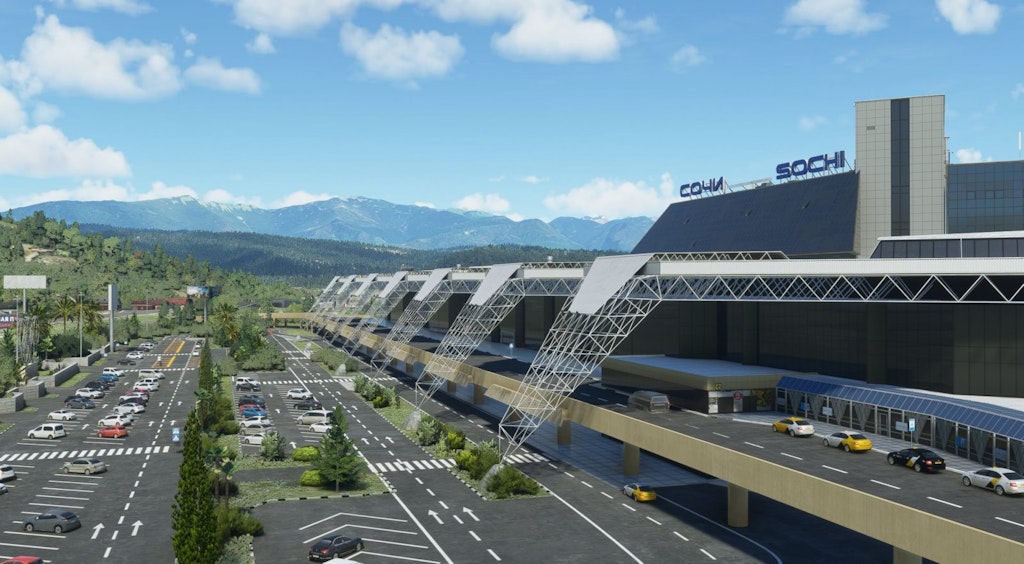 Digital Design Previews Sochi Airport for MSFS