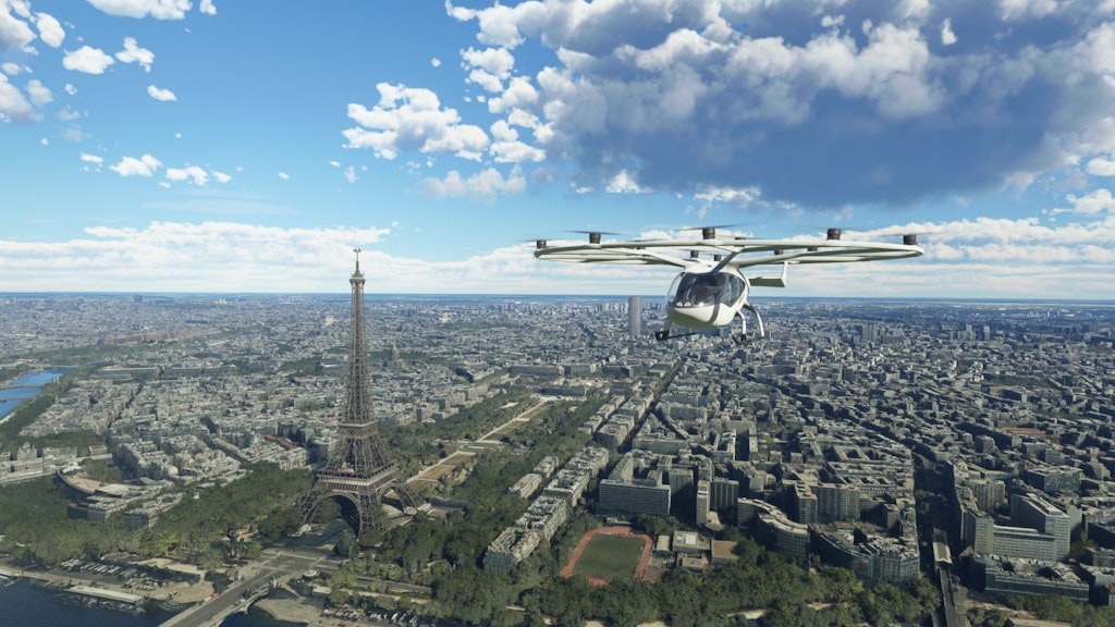 Gamescom 2021: Discover Microsoft Flight Simulator in a Volocopter