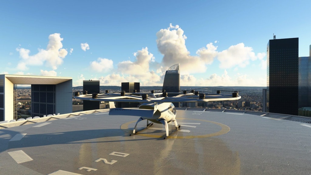 Gamescom 2021: Discover Microsoft Flight Simulator in a Volocopter