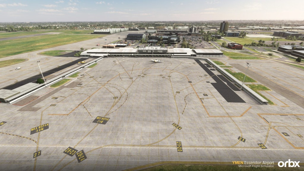Orbx Announces Essendon Fields Airport for MSFS, P3D and XPL