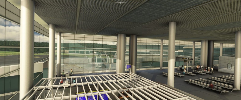 TDM Scenery Design Releasing Santiago Airport (LEST) in September for MSFS
