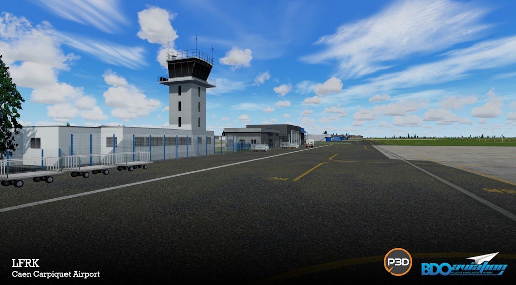 BDOAviation Releases Carpiquet Airport for FSX/P3D