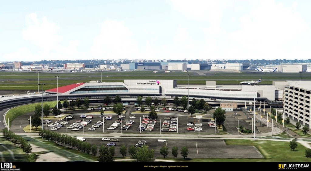 Jetstream Designs / Flightbeam Previews Toulouse–Blagnac Airport for P3D