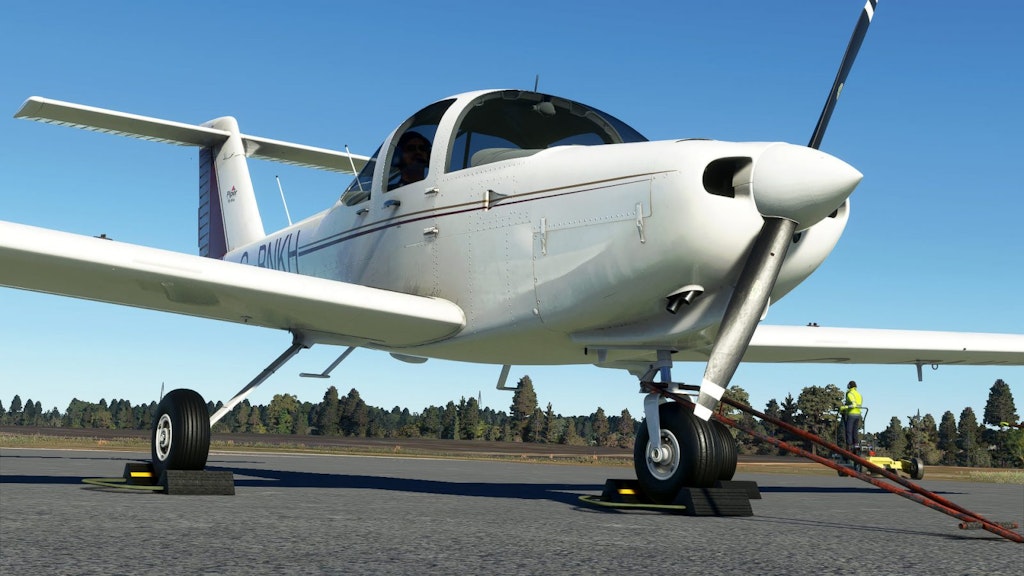 Just Flight PA-38 Tomahawk Previews in MSFS