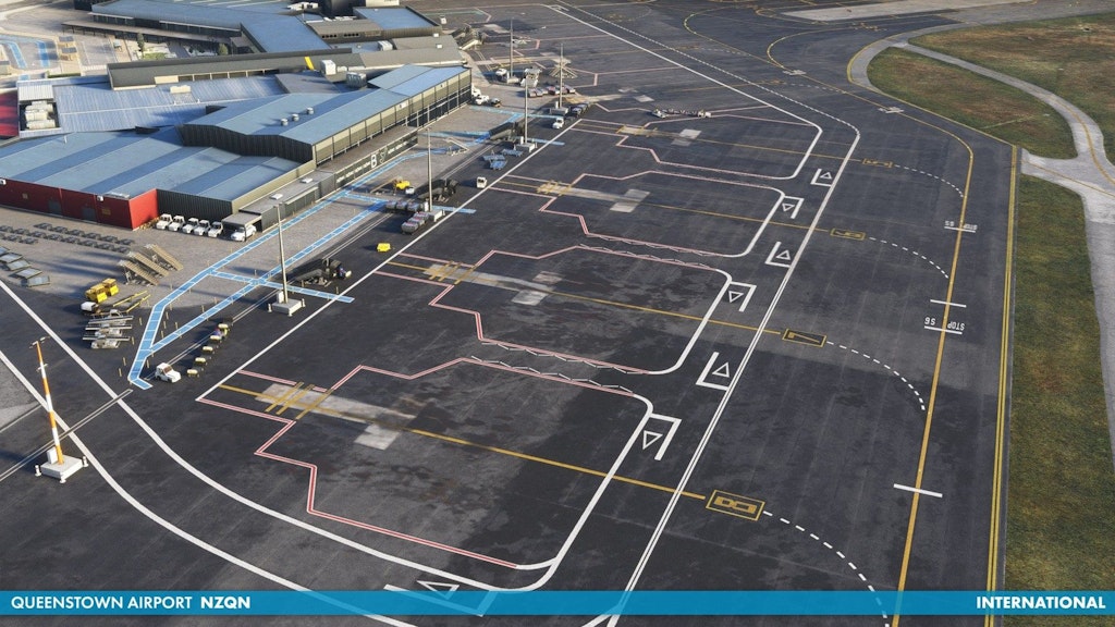 iniScene Queenstown Airport for MSFS Now Available