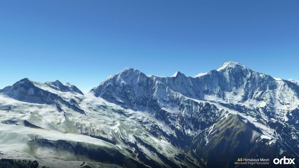 Orbx Releases AS Himalaya and Central Asia Mesh