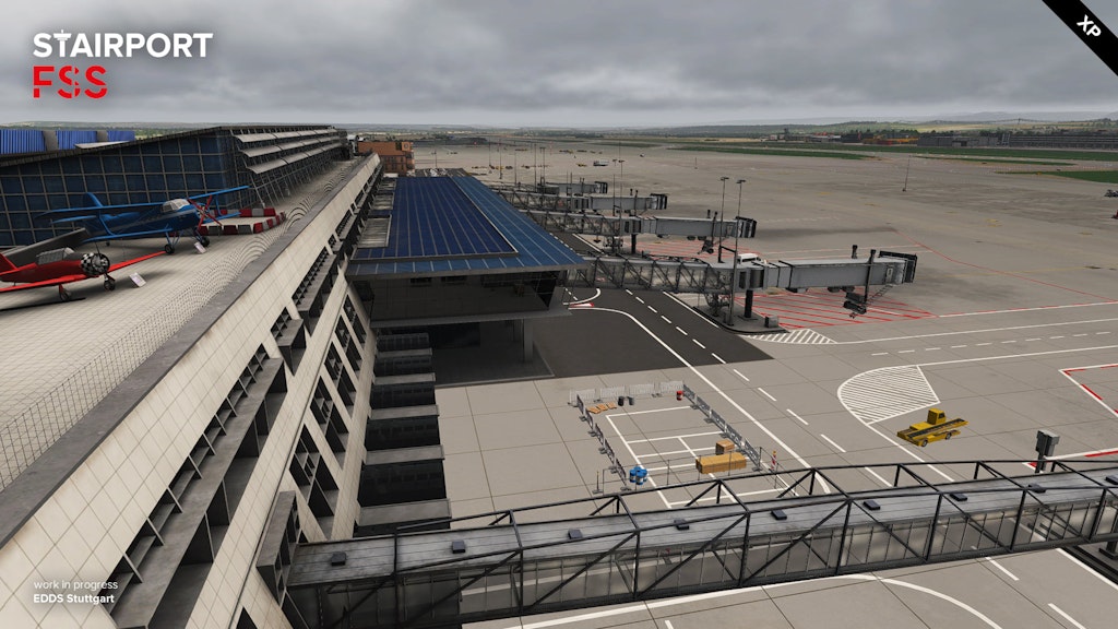 New Previews of Stairport Sceneries Stuttgart Airport for XPL
