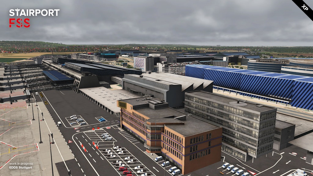 New Previews of Stairport Sceneries Stuttgart Airport for XPL