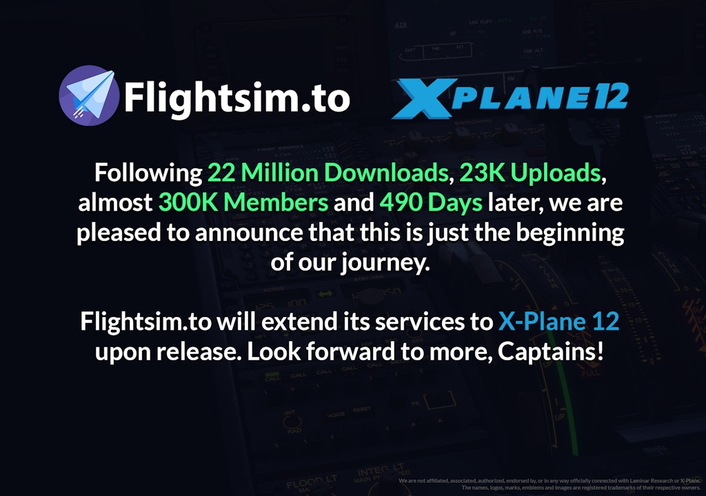 Flightsim.to Will Host X-Plane 12 Content in the Future