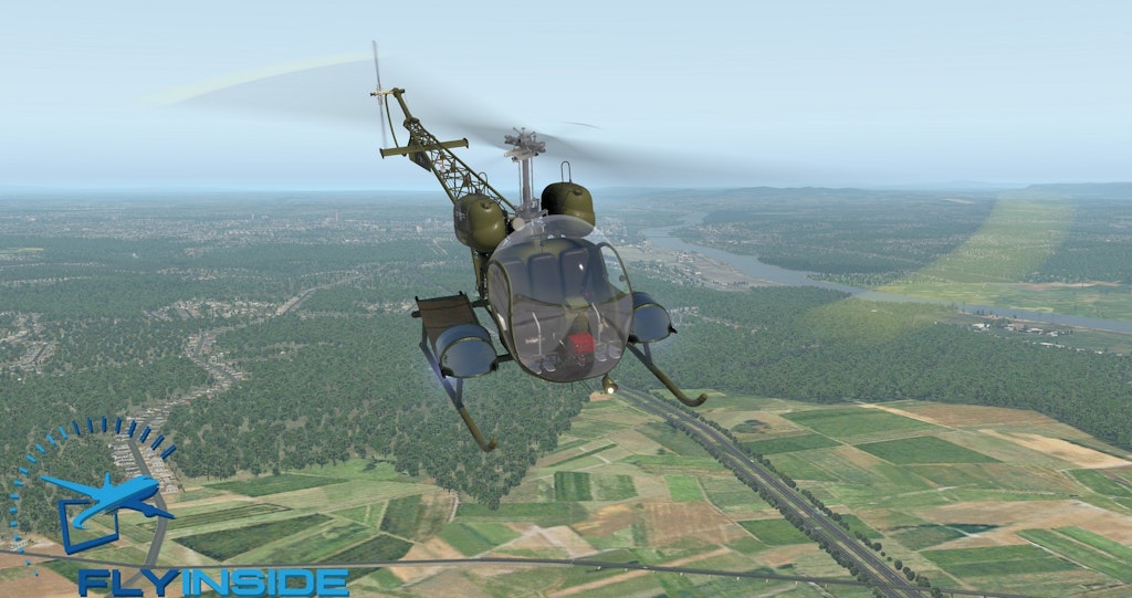 FlyInside Bell 47 Now Available for X-Plane 11