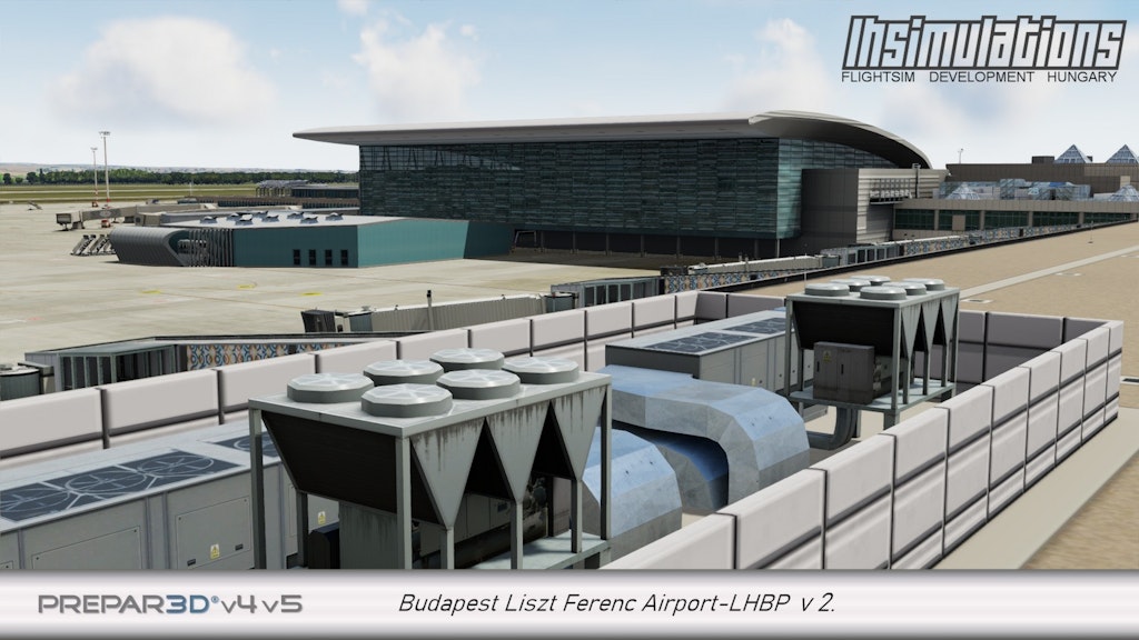 LHSimulations Budapest Airport v2 for P3D Coming Soon