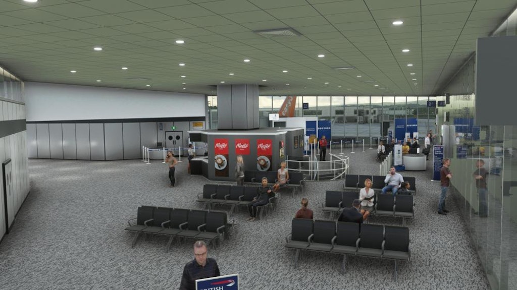Pyreegue's Glasgow Airport for MSFS Coming Soon, New Previews