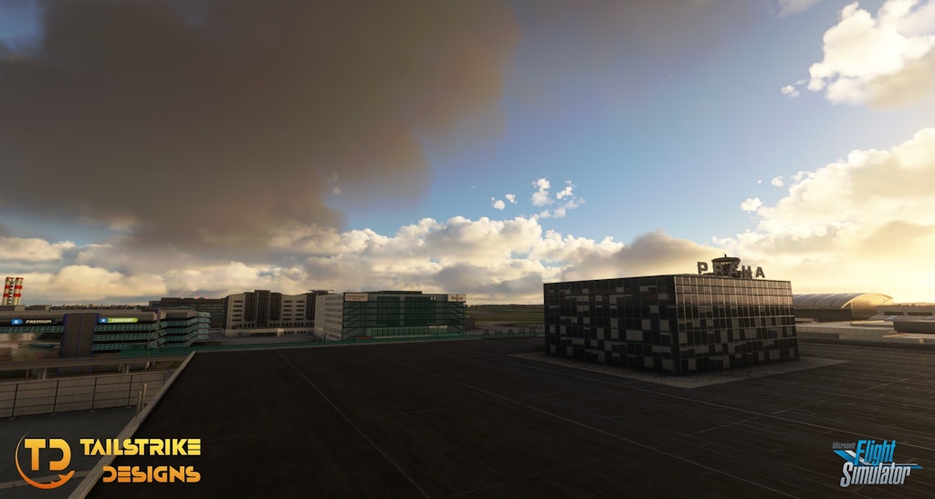Further Previews of Tailstrike Designs Prague Airport for MSFS