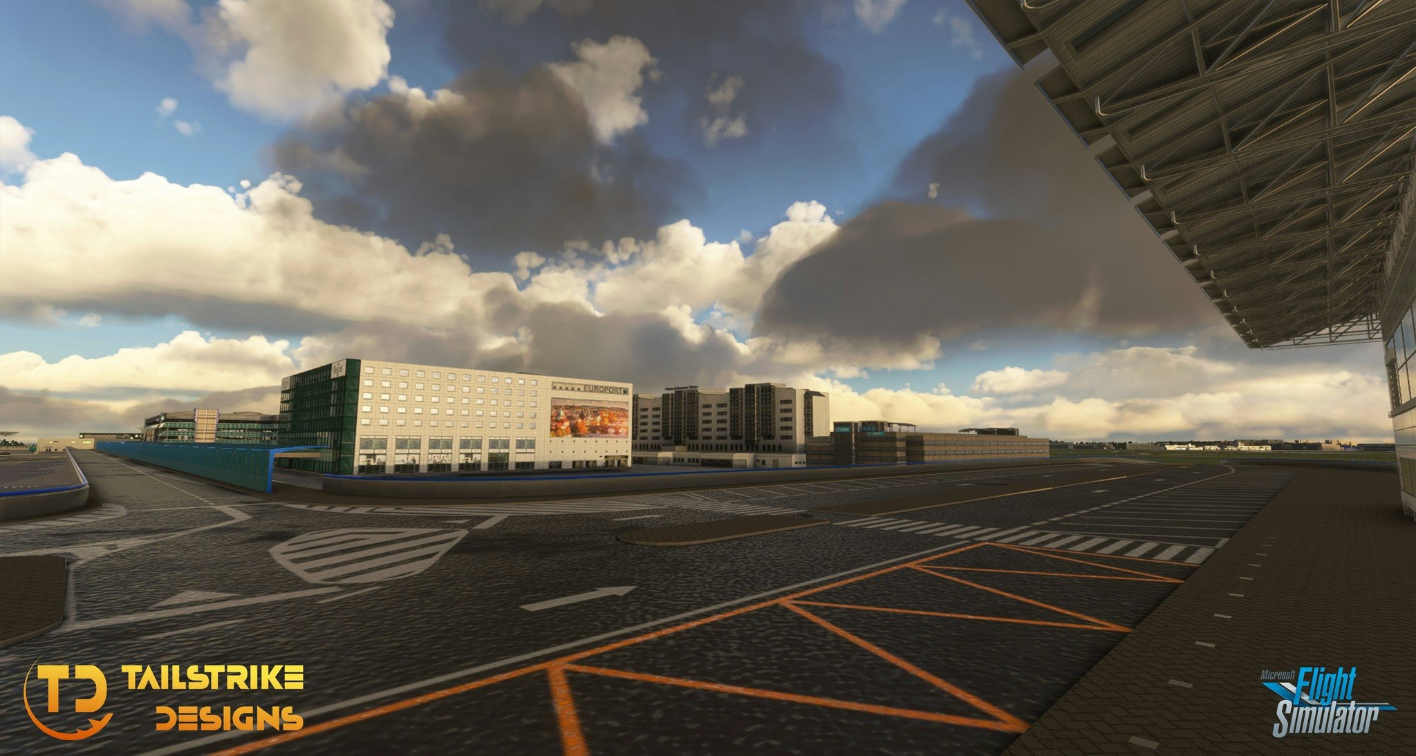 Further Previews of Tailstrike Designs Prague Airport for MSFS