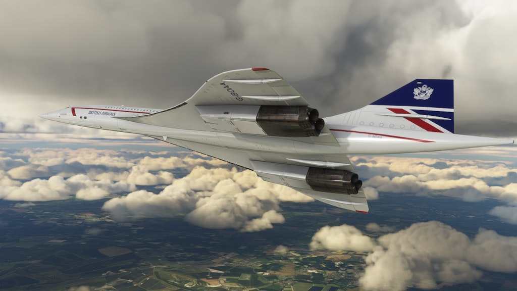 Fresh New DC Designs Concorde for MSFS Previews