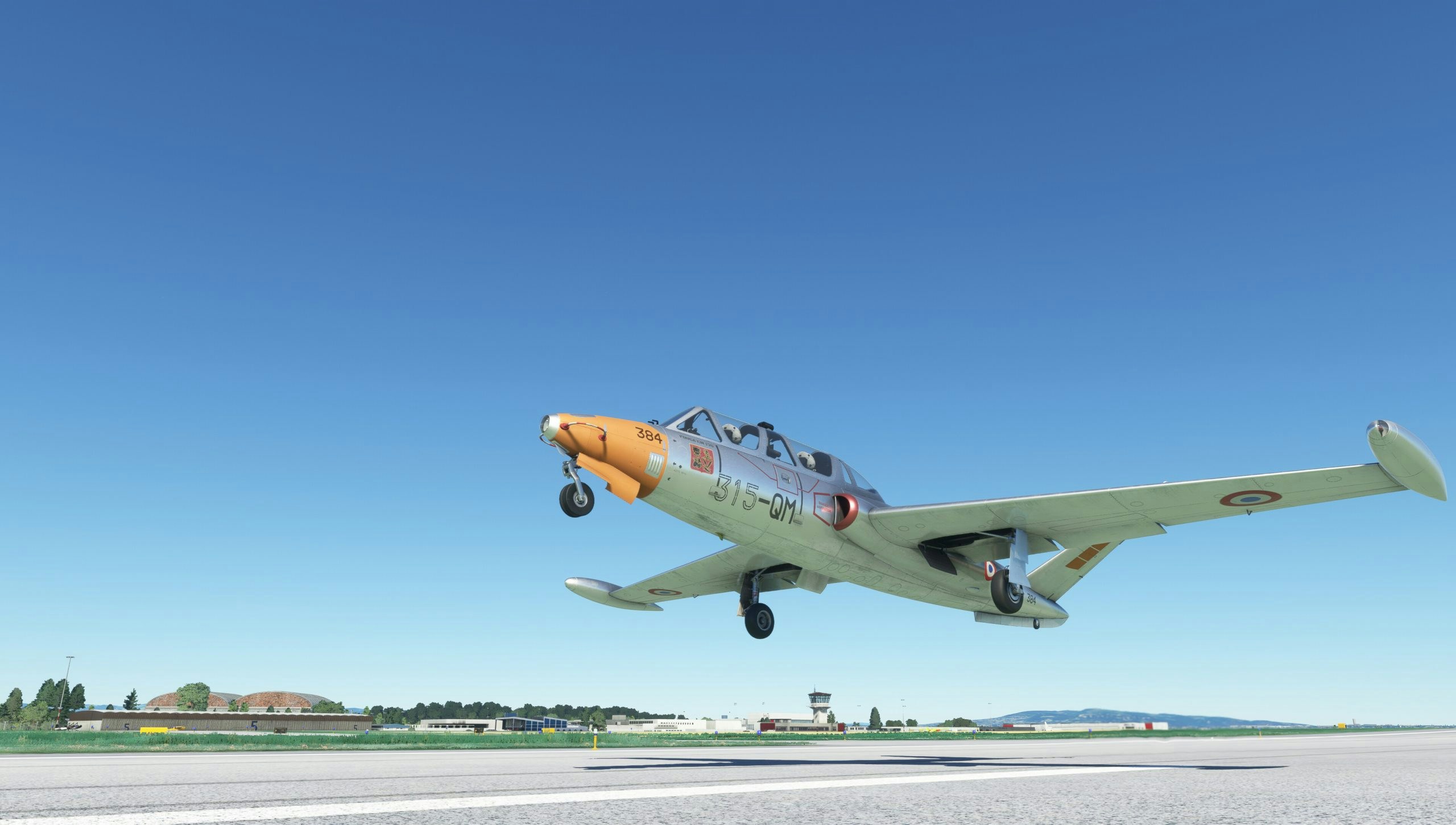 AzurPoly Releases Fouga CM.170 Magister for MSFS