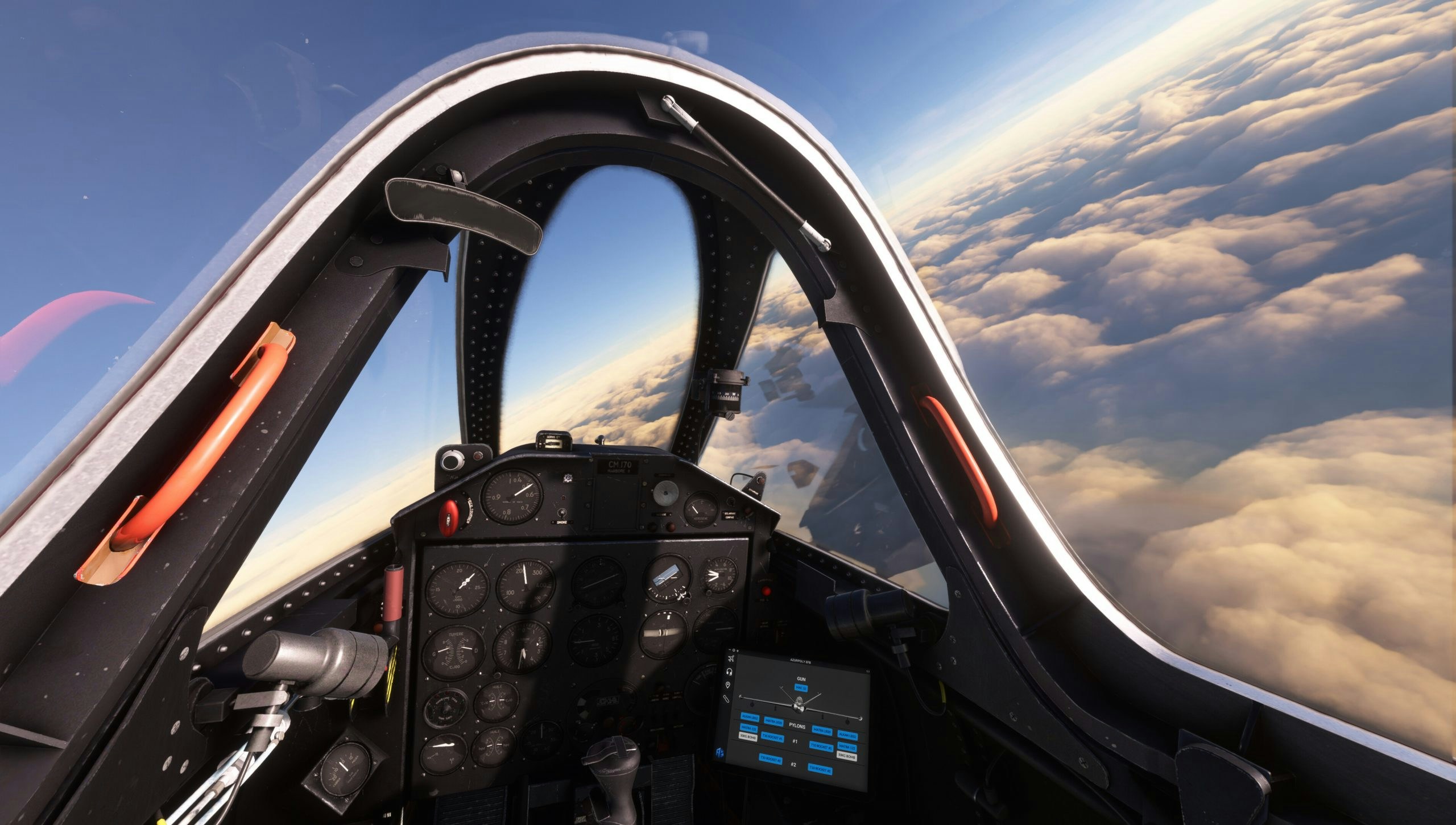 AzurPoly Releases Fouga CM.170 Magister for MSFS