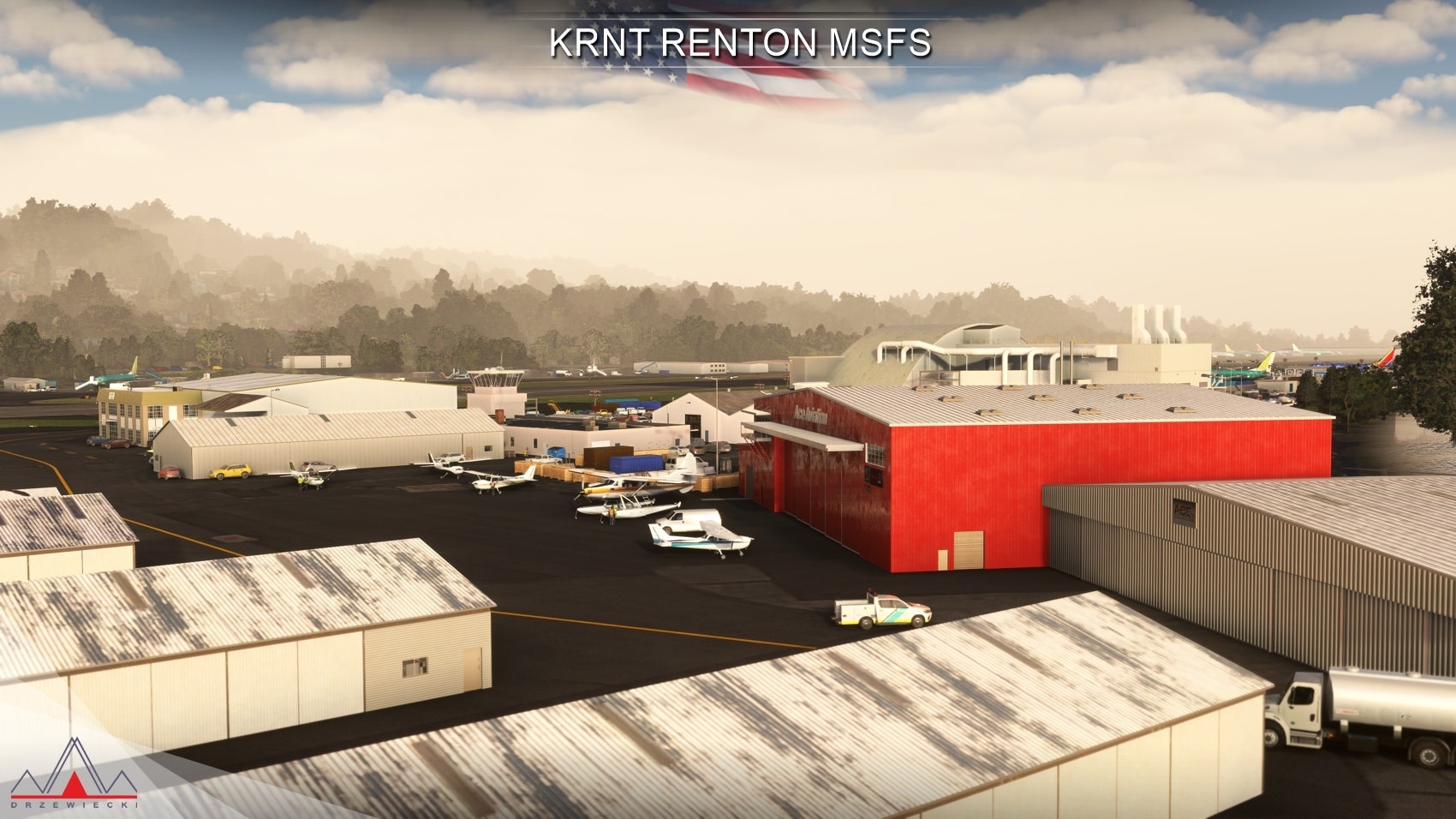 Drzewiecki Design Releases Renton Municipal Airport for MSFS