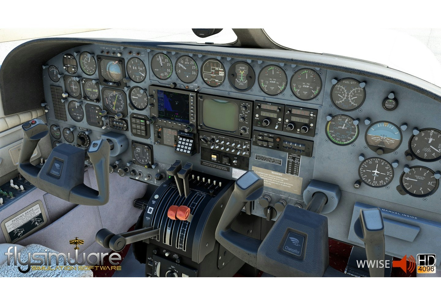 Flysimware's Cessna 414AW Chancellor Now Available for MSFS for an Introductory Price