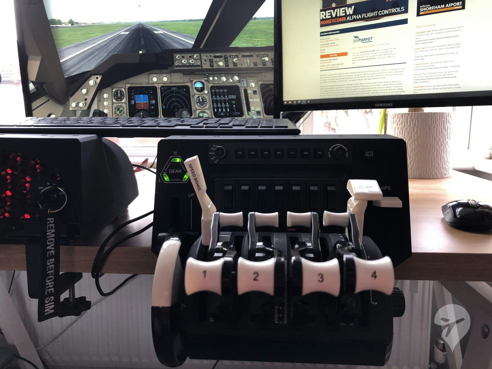 Review: Honeycomb Bravo Throttle Quadrant