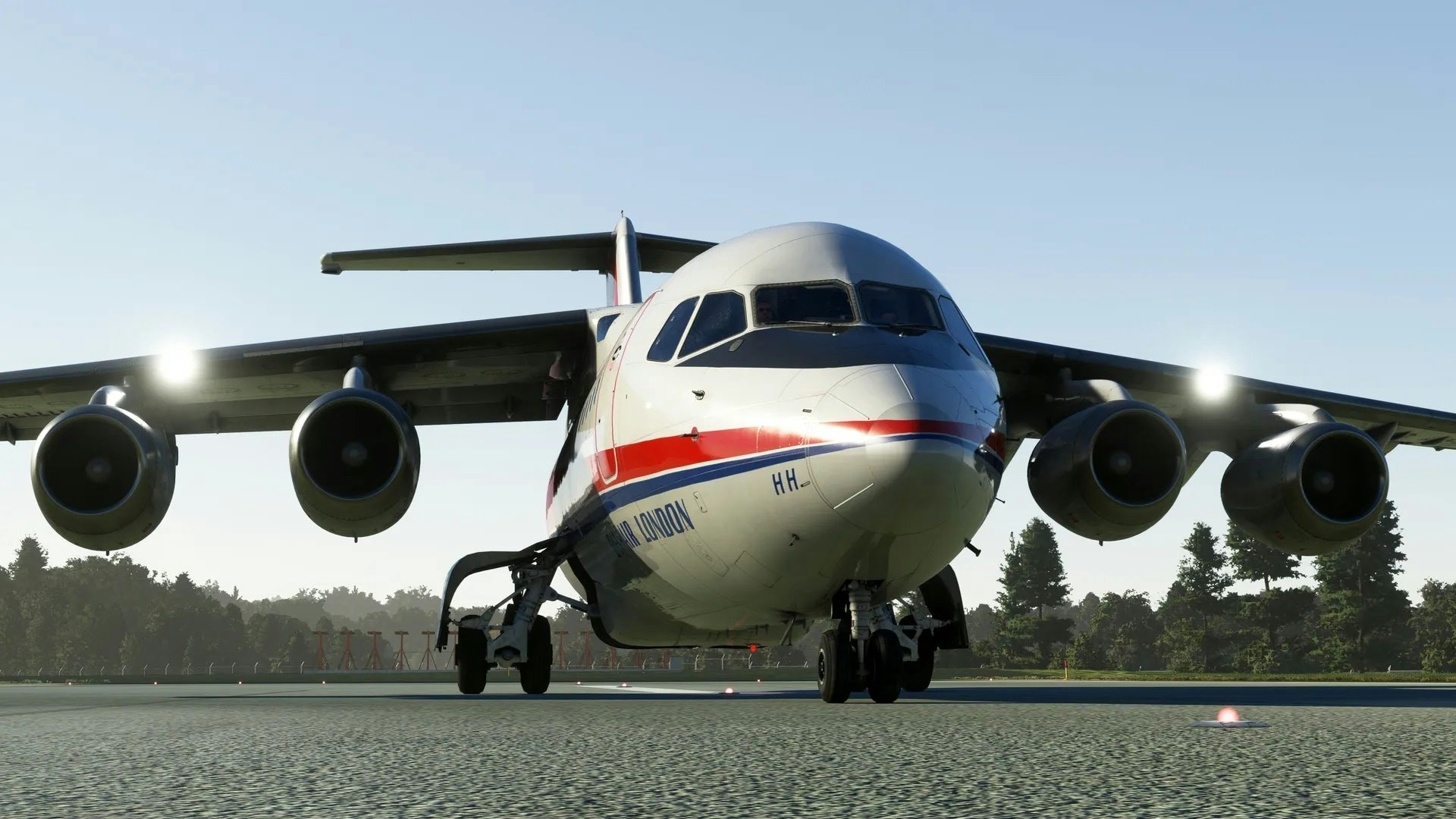Just Flight Previews Bae 146-100 for MSFS