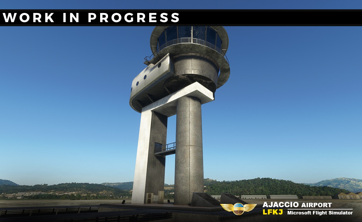 Pilot Experience Sim Previews Ajaccio Airport in MSFS