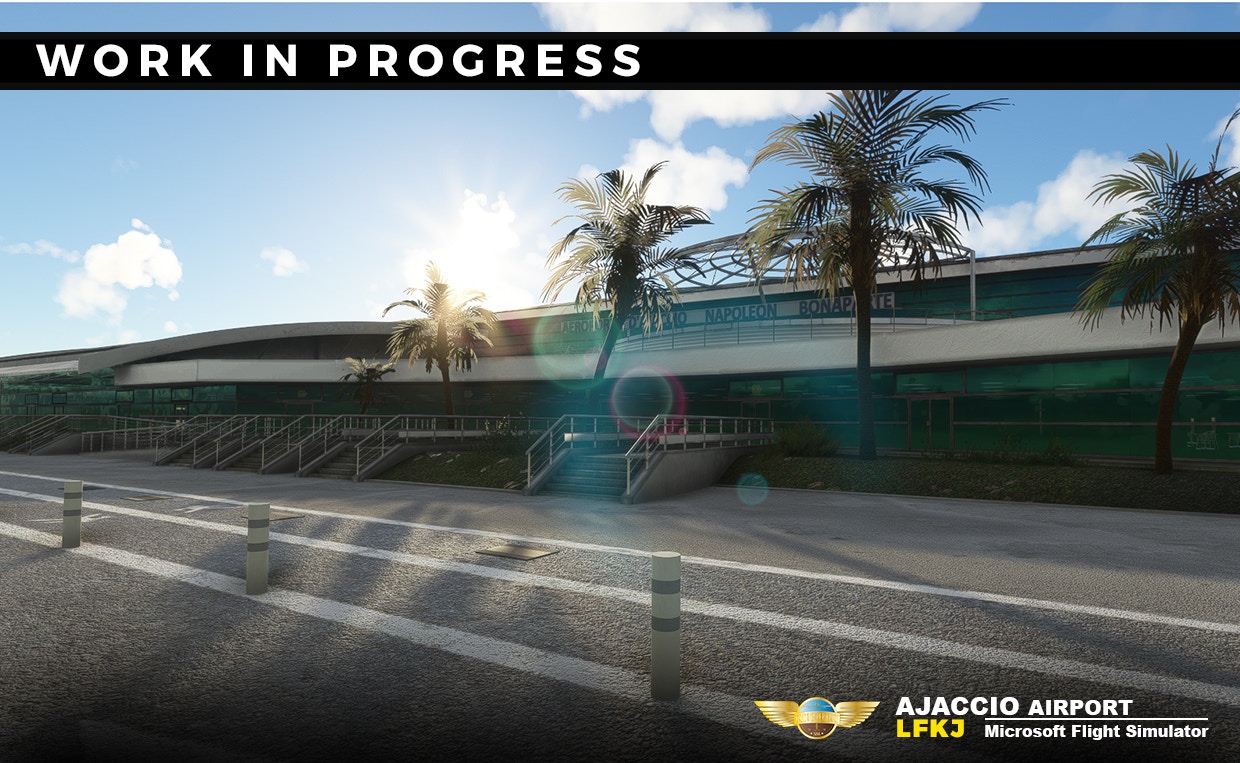 Pilot Experience Sim Previews Ajaccio Airport in MSFS