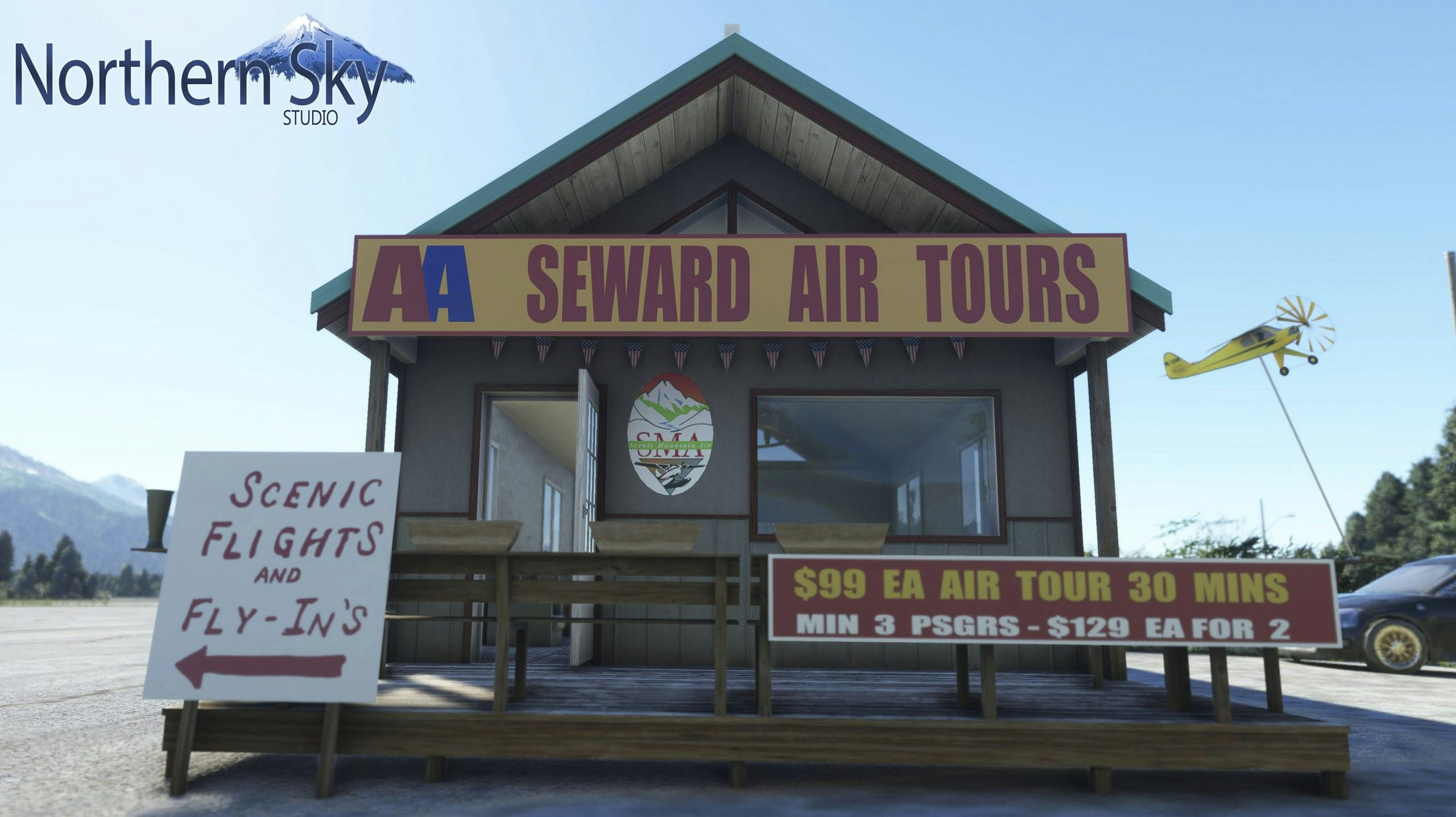 Northern Sky Studios Takes Us Back to Alaska with Seward Airport