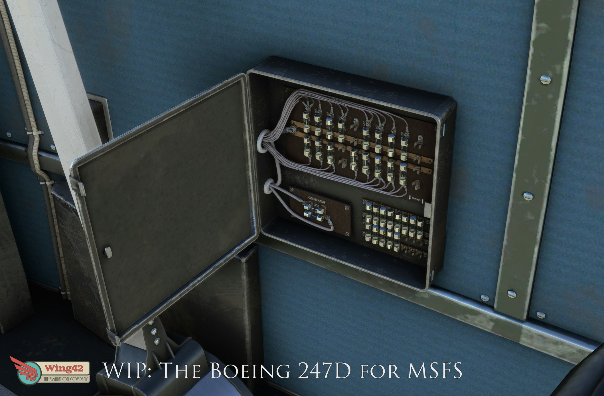 Wing42 Releases Boeing 247D for MSFS