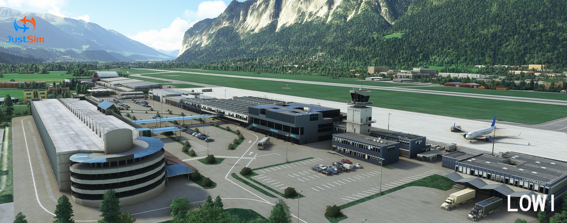 JustSim Releases Innsbruck Airport for MSFS