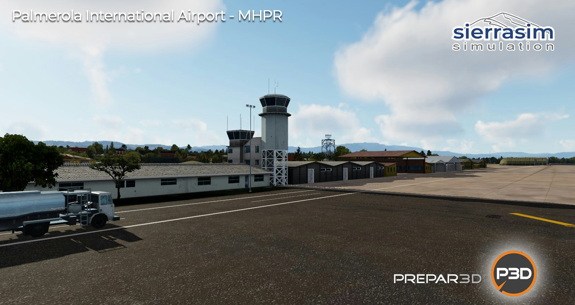 SierraSim Releases Palmerola INTL Airport for Prepar3D