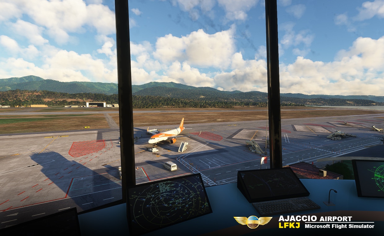 Pilot Experience Sim Releases Ajaccio Airport for MSFS