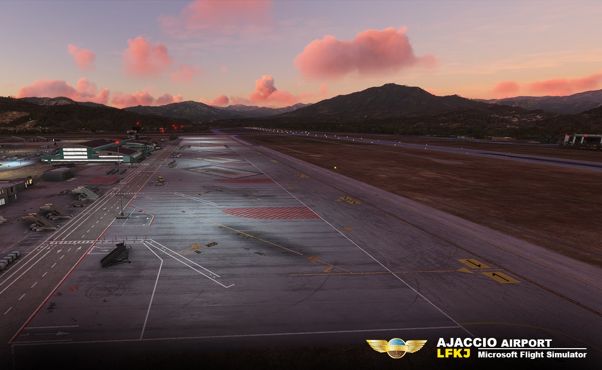 Pilot Experience Sim Releases Ajaccio Airport for MSFS