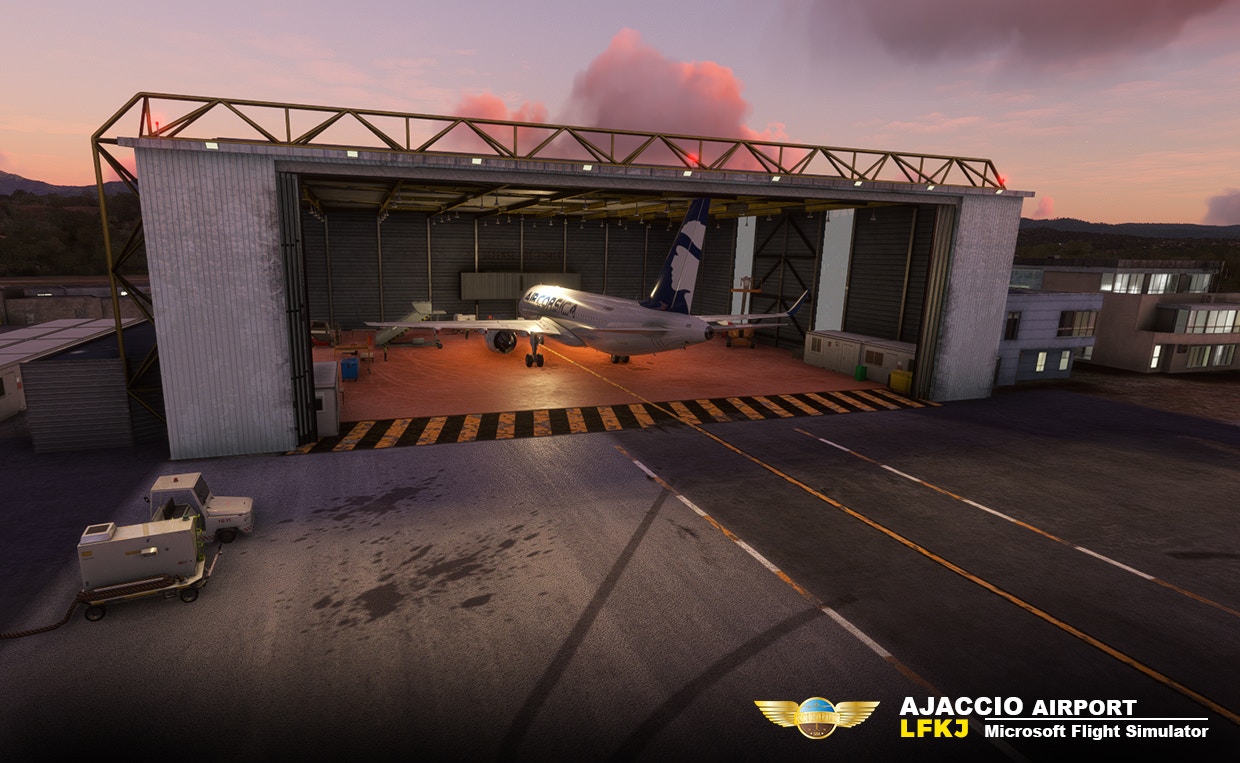 Pilot Experience Sim Releases Ajaccio Airport for MSFS