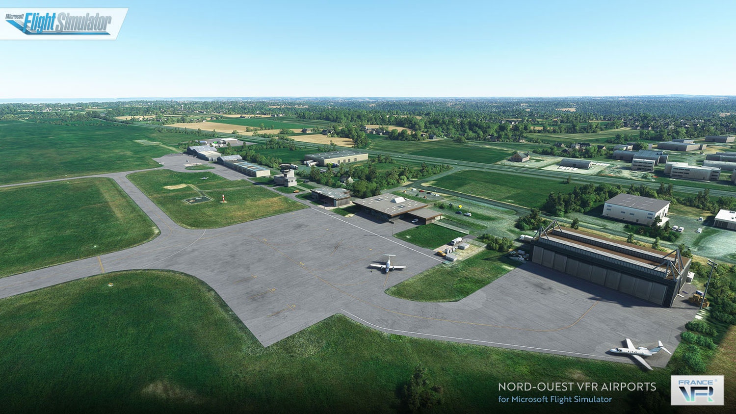 France VFR Releases North-West VFR Airports for MSFS
