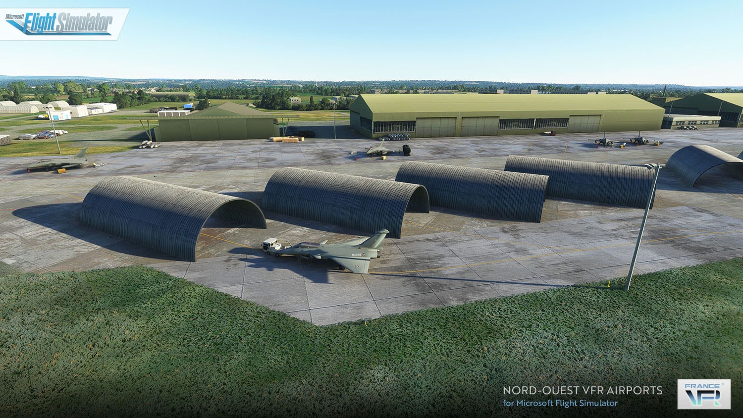 France VFR Releases North-West VFR Airports for MSFS