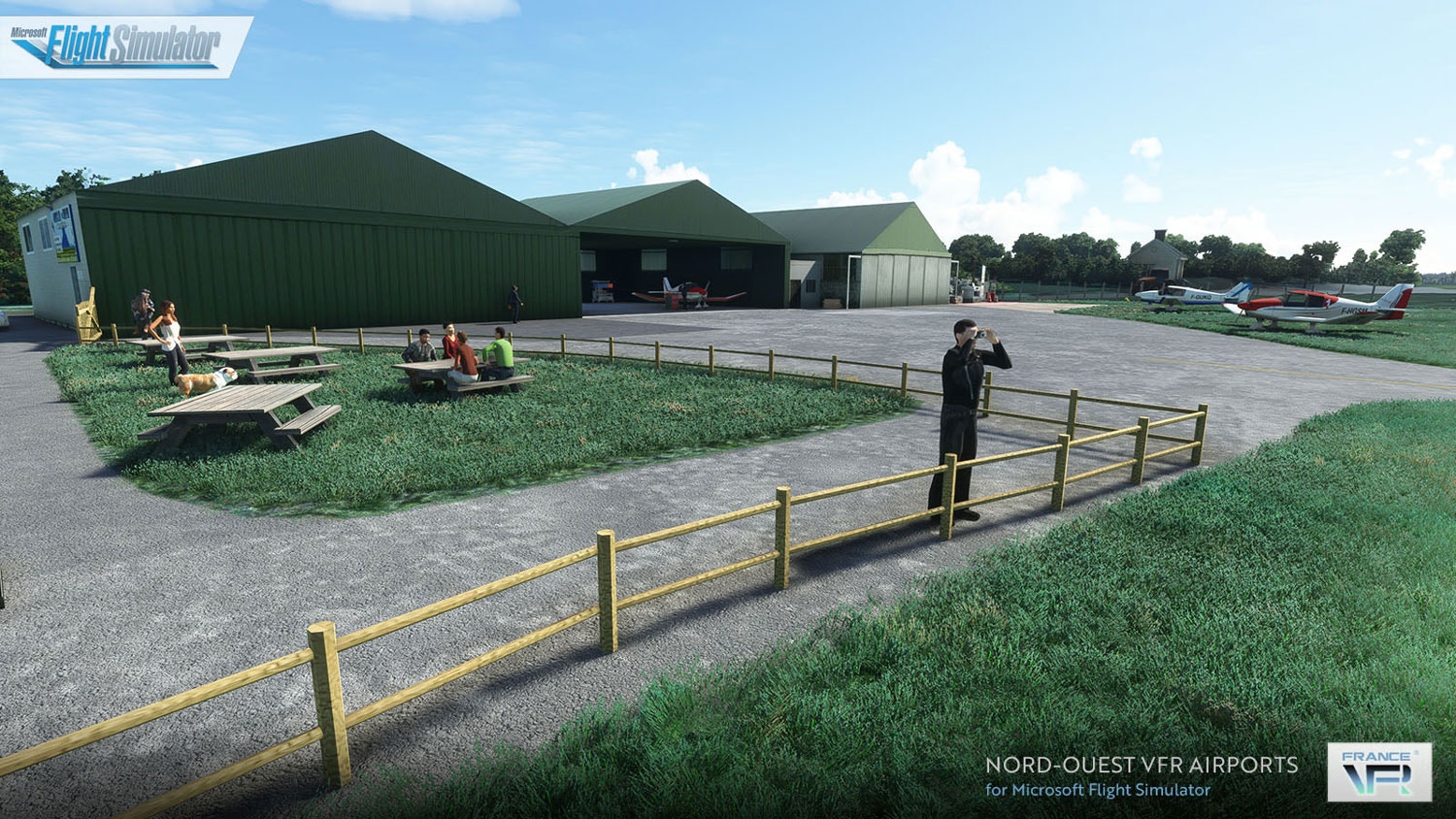 France VFR Releases North-West VFR Airports for MSFS