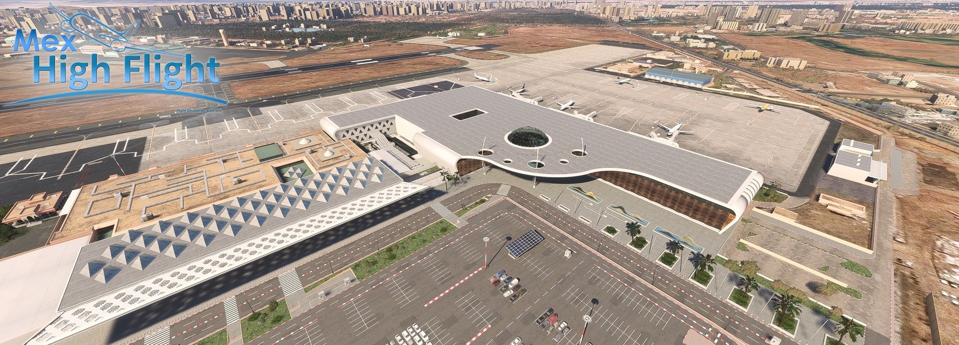 Mex High Flight Releases Marrakech Menara Airport for MSFS