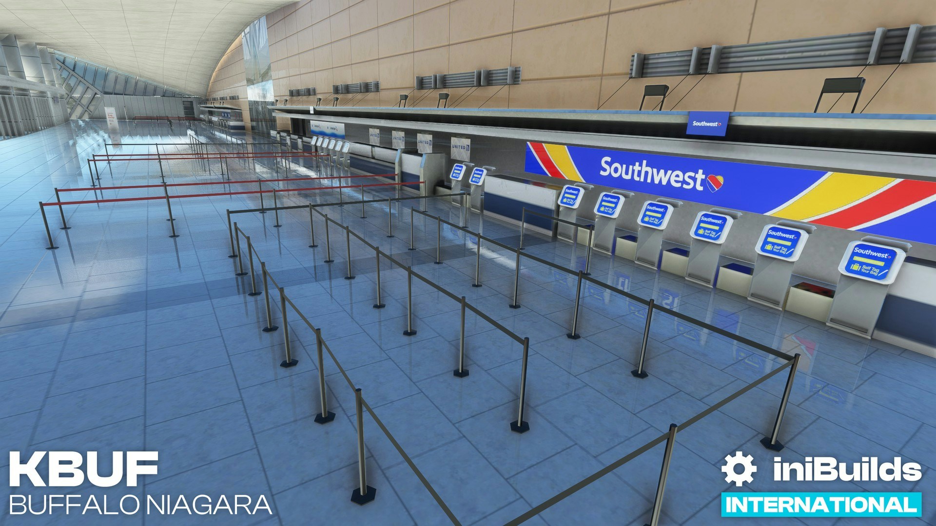 iniScene Releases Buffalo Niagara Airport for MSFS
