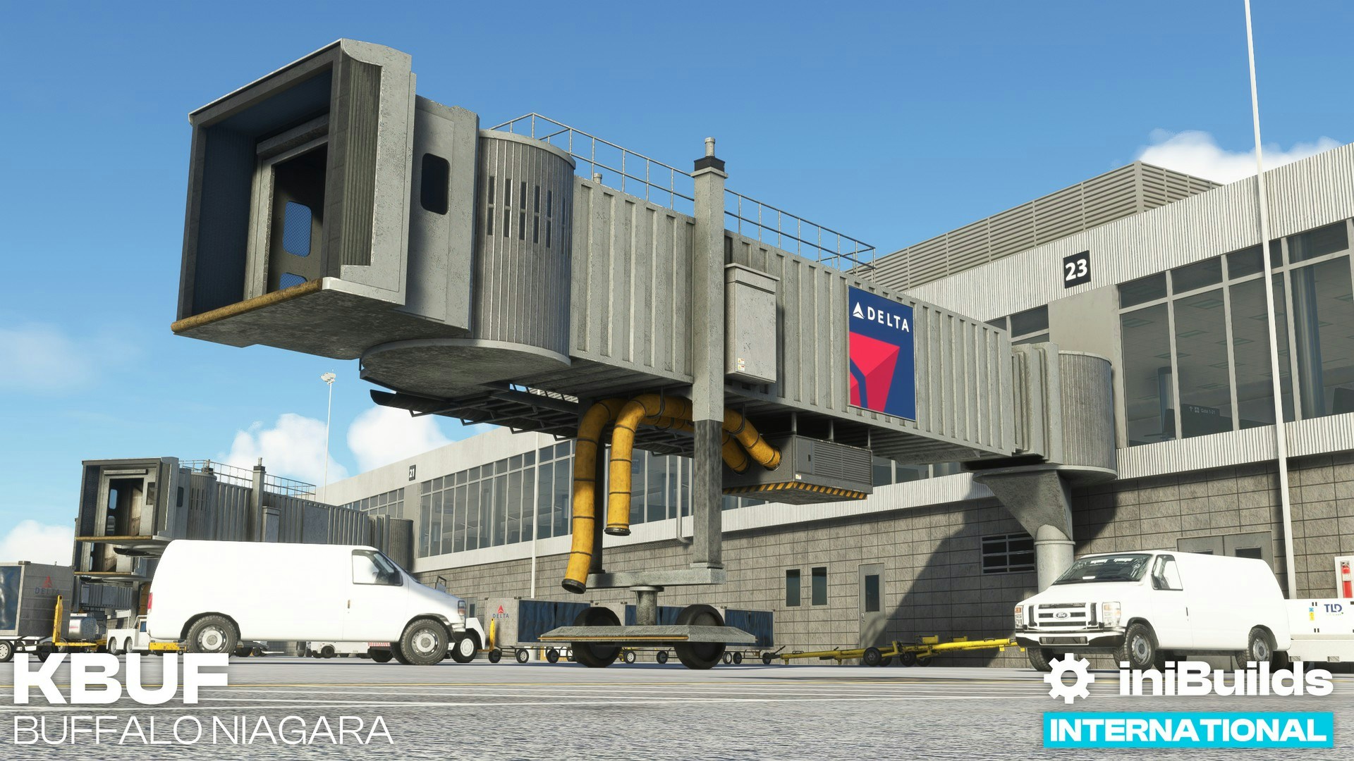 iniScene Releases Buffalo Niagara Airport for MSFS