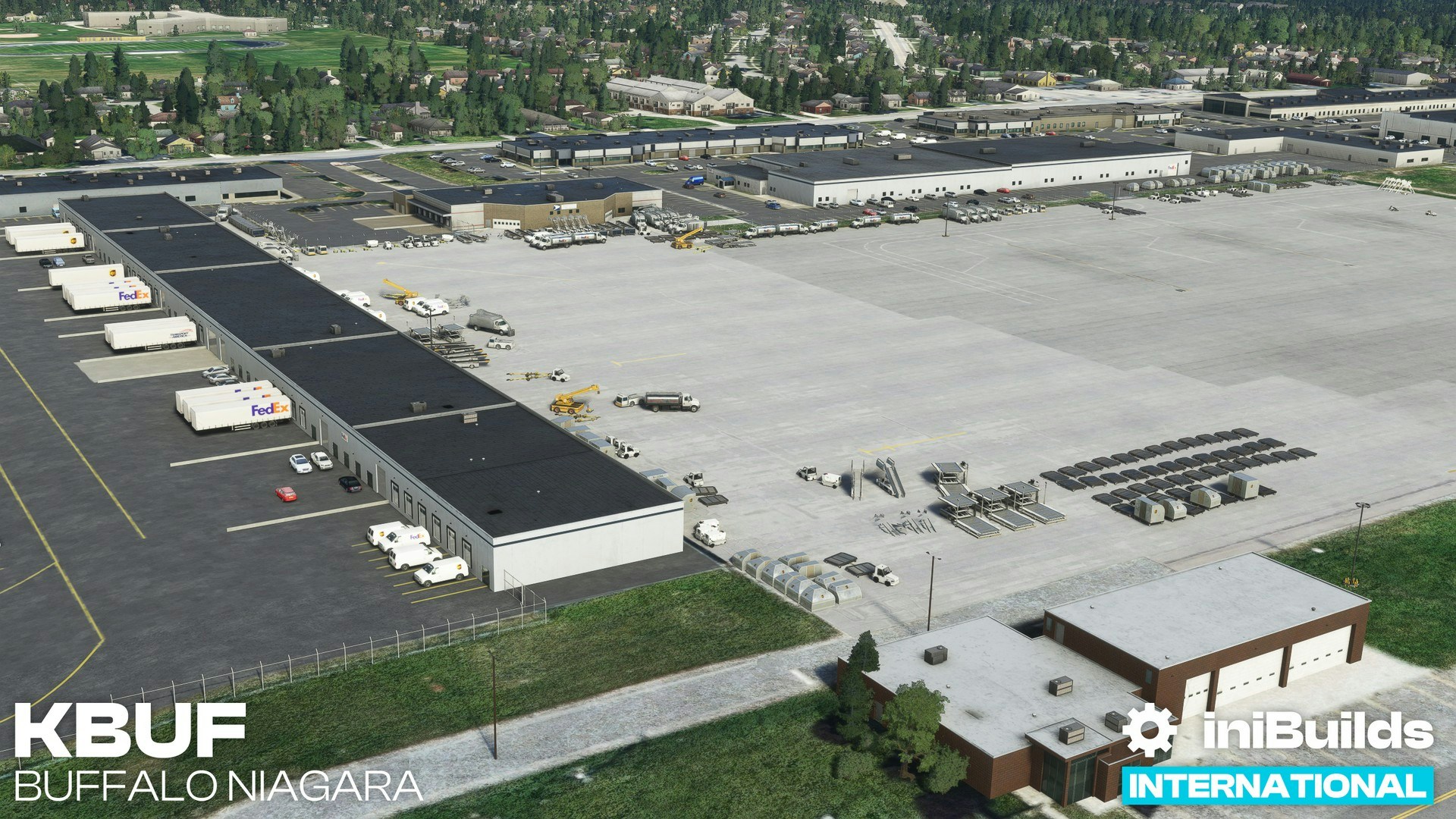 iniScene Releases Buffalo Niagara Airport for MSFS