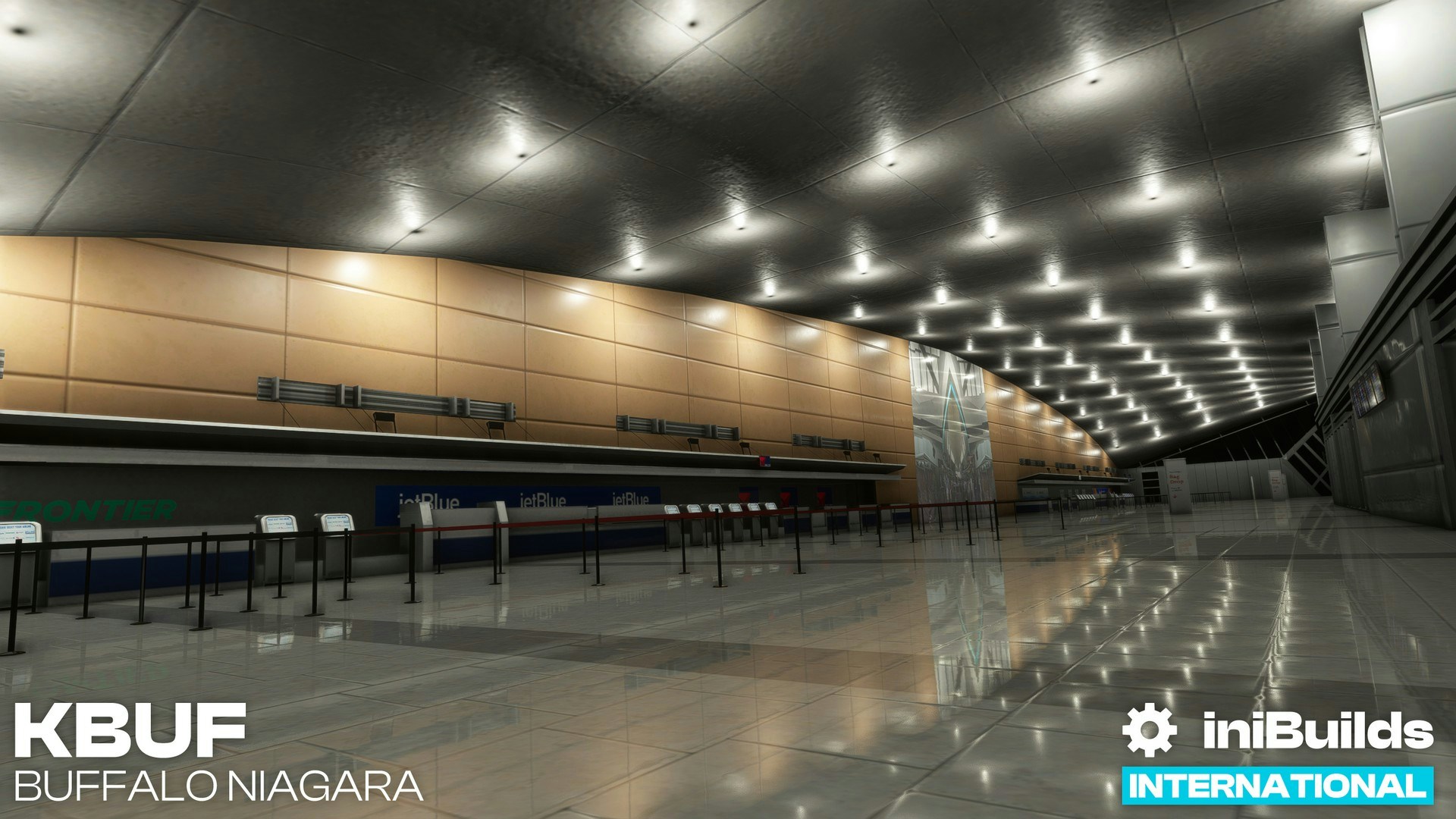 iniScene Releases Buffalo Niagara Airport for MSFS