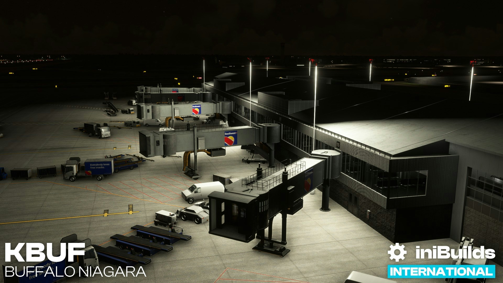 iniScene Releases Buffalo Niagara Airport for MSFS
