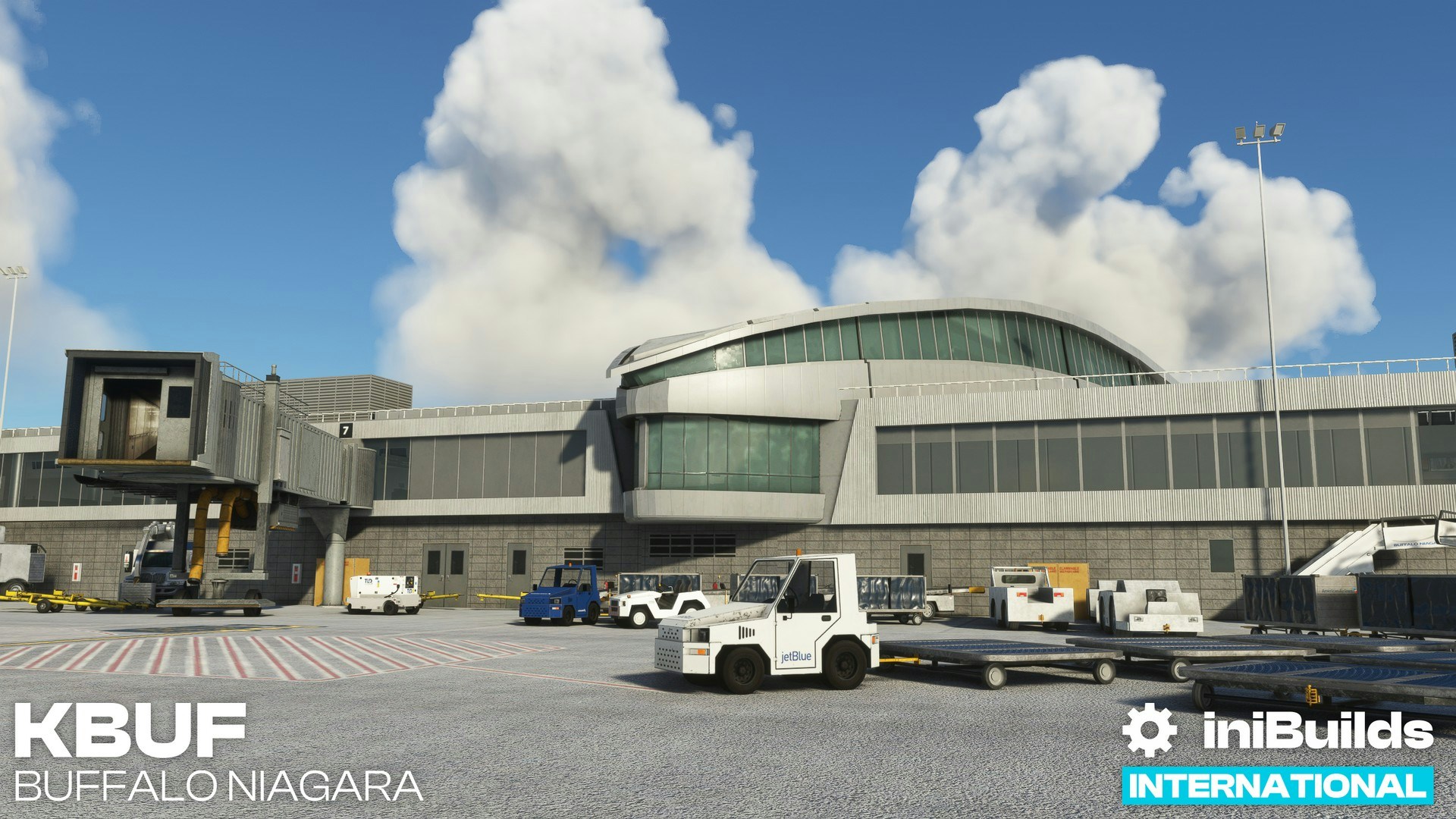 iniScene Releases Buffalo Niagara Airport for MSFS