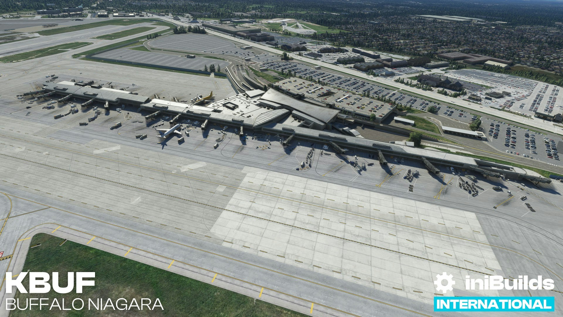 iniScene Releases Buffalo Niagara Airport for MSFS